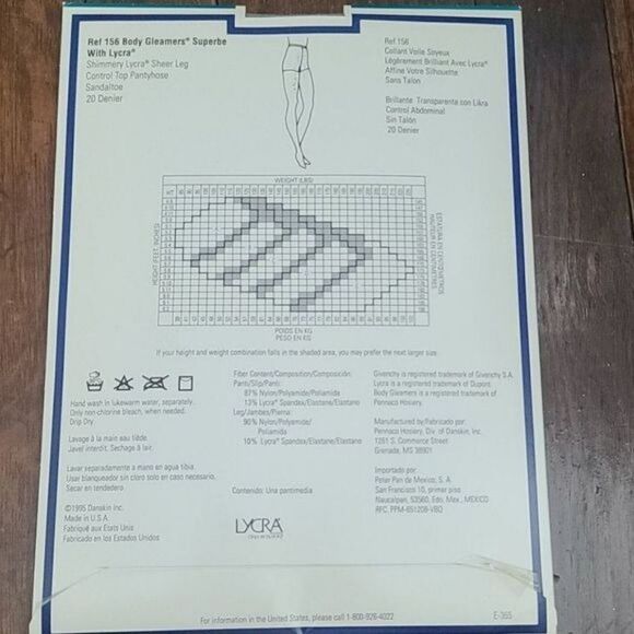 Vintage Givenchy Body Gleamers Lycra Pantyhose - Picture 4 of 10